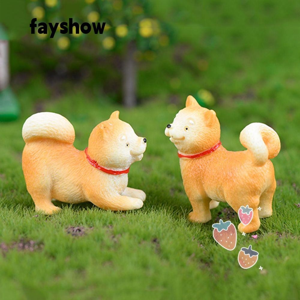 1 cún mini trang trí vườn cây cảnh