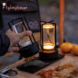 Flyingbear Đèn bàn cắm trại di động, đèn xung quanh, đèn bàn sạc gió công nghiệp