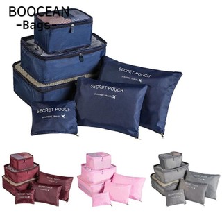 BOOCEAN 6 Túi Đựng Đồ Di Động Tổ Chức Du Lịch Chống Thấm Nước Bảo Quản