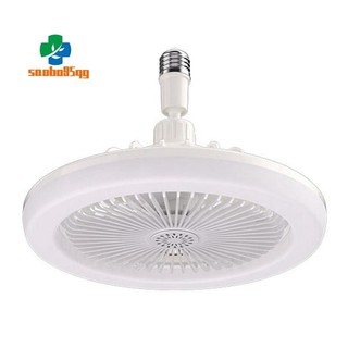Quạt trần có điều khiển từ xa và quạt đèn E27 Đế chuyển đổi Quạt trần im lặng thông minh Quạt trần trần cho phòng ngủ Phòng khách