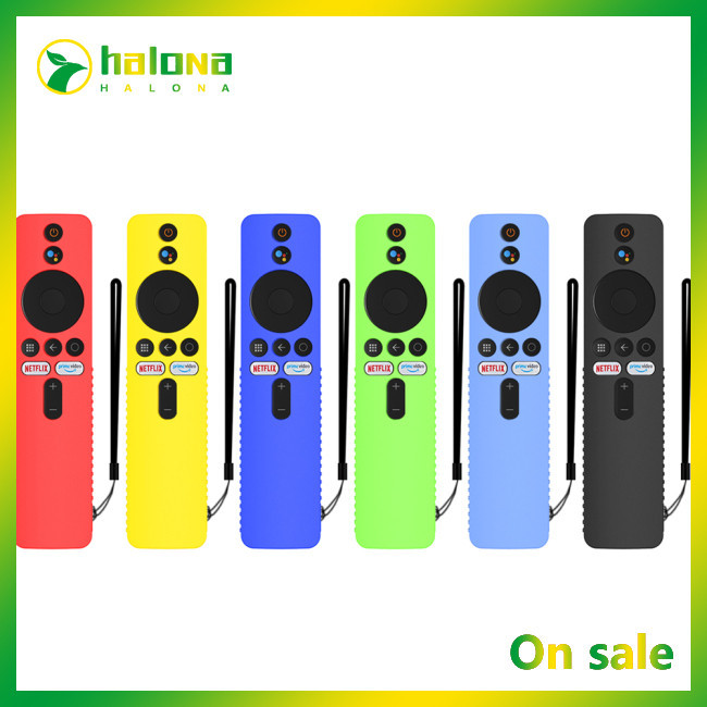 Halo Silicone Điều Khiển Từ Xa Vỏ Bảo Vệ Bụi Có Dây Buộc Tương Thích Cho Mi Tv Stick 4k Tv Stick