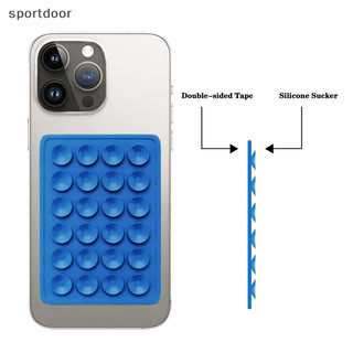 [Sportoutdoor] Tấm hút silicon lưng cho điện thoại di động Giá đỡ cốc hút Keo dán lưng Tấm hút cao su silicon cho miếng đệm cố định [ra ngoài]