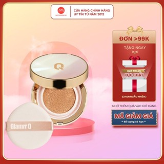 Phấn nước kiềm dầu Cushion Glamrr Q Long Wear DD cusion dưỡng da SPF50+/PA+++ Hàn Quốc (1 lõi x 13g)