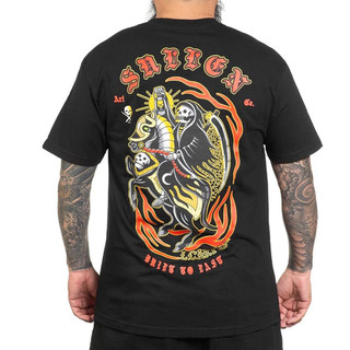 Sullen Mens Lewis Carter Standard Black T Quần áo Appare