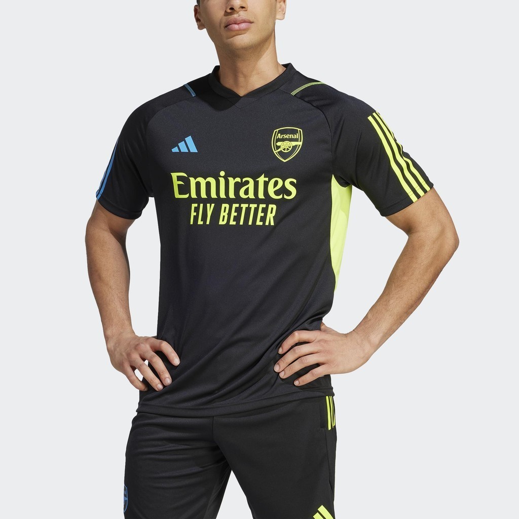 Adidas Bóng đá Áo Jersey Tập Luyện Arsenal Tiro 23 Nam Đen HZ2181
