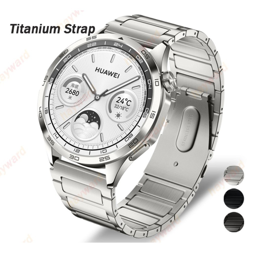 Dây đeo đồng hồ kim loại titan sang trọng cho đồng hồ HUAWEI Watch GT4 46mm 3 Pro mới 22mm cho HUAWE