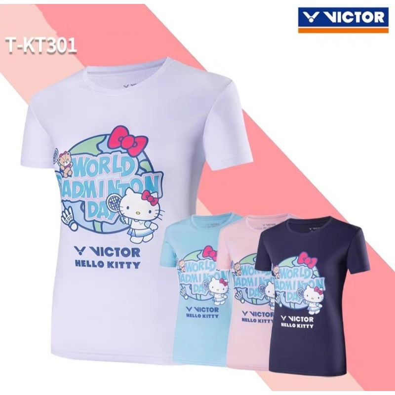 Áo sơ mi BADMINTON VICTOR X HELLO KITTY KT-301 (NGÀY THẾ GIỚI)