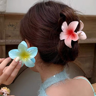 Thời Trang Hàn Quốc Tinh Tế Mùa Hè Lãng Mạn Kỳ Nghỉ Đầy Màu Sắc Plumeria Hoa Kẹp Tóc Nữ