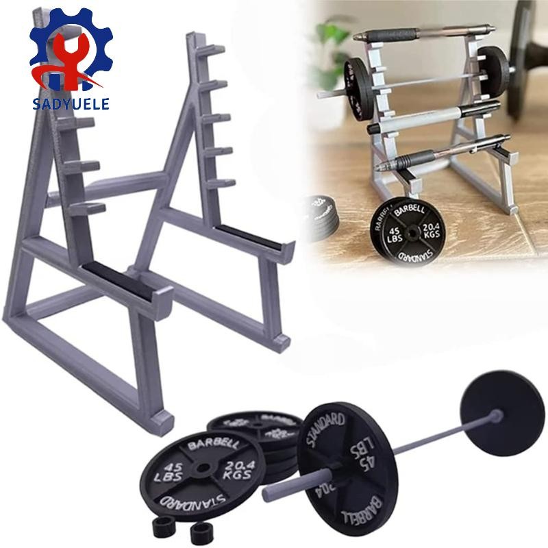 Sadyuele Bút Hiển Thị Chân Đế Nhựa Barbell Bút Giá Đỡ Squat Giá Bút Lông Mày