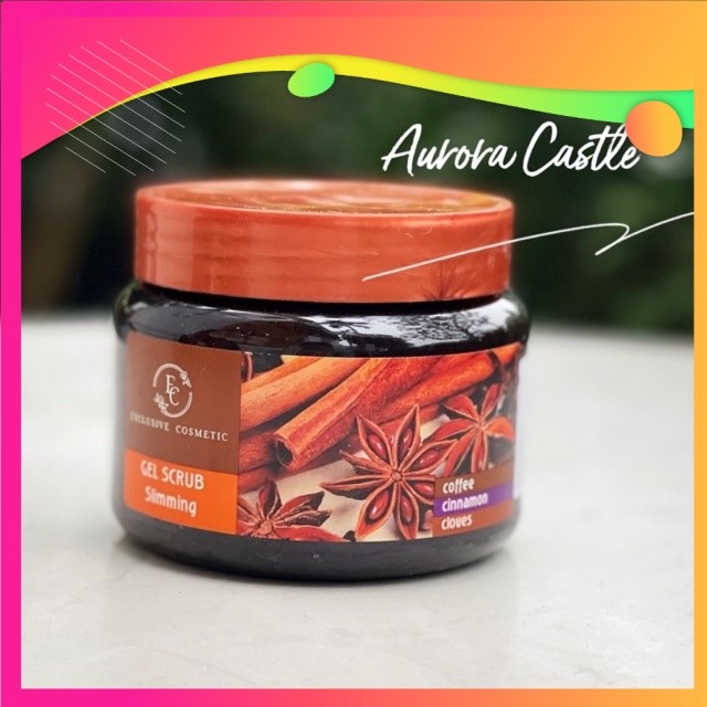 tẩy da chết toàn thân quế hồi Exclusive Cosmetic Scrub Nga