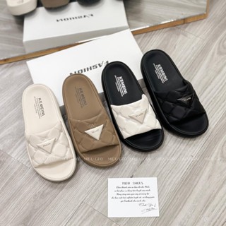 Dép MIDU Đế Bánh Mỳ, Da Mềm Cao Cấp MIPA 3 Phân Quai Ngang 4 Màu