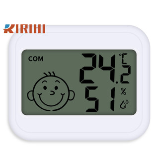 RIRIHI Đồng hồ đo nhiệt độ và độ ẩm kỹ thuật số điện tử mini trong nhà có độ chính xác cao -50 ~ + 50 (°C) 10% -99% (RH)