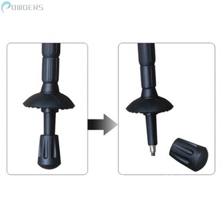 -NEW-Cover Pad Crutch sleeve Sports Trekking Hiking Protective Rubber Black