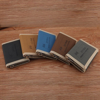 Canvas trẻ trung gấp ví nhỏ siêu mỏng thời trang bé trai, học sinh trung học trẻ trung, ví bé gái được cá nhân hóa