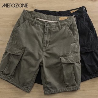 Quần short MeTozone Cargo Quần short nam dáng rộng cổ điển