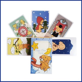 Tarot Oracle Cards Deck 78 lá di động Chou Tarot 12X7cm Thẻ bói toán bí ẩn Tâm lý Oracle aiavn