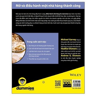 Sách - Điều hành nhà hàng for Dummies (TH)