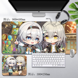 Firefly mouse Pad Honkai: Star Rail oversized keyboard desk pad Computer surrounding study pad Dormitory small