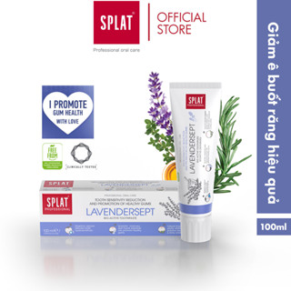  Kem Đánh Răng Giảm Ê Buốt SPLAT Lavendersept Professional Giúp Nướu Khỏe Mạnh Làm Trắng Và Giảm Ê Buốt Răng 100ml 