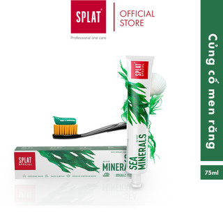 Kem đánh răng khoáng biển splat sea minerals giúp tái tạo men răng, ngăn ngừa sâu răng và giảm ê buốt 75ml