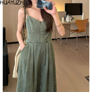 HUAYUZHI váy Đầm váy nữ body đầm Cổ điển Cute Phong cách Thời trang WLQ2430791 10Z240308
