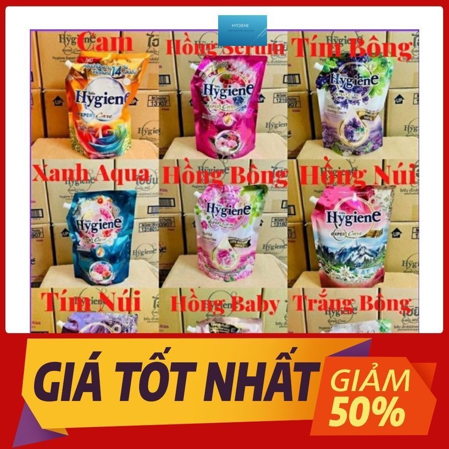 [Hygiene]  Nước xả vải Hygiene 1300ml / 1150ml Thái Lan Hygiene siêu đậm đặc [HÀNG CHÍNH HÃNG]