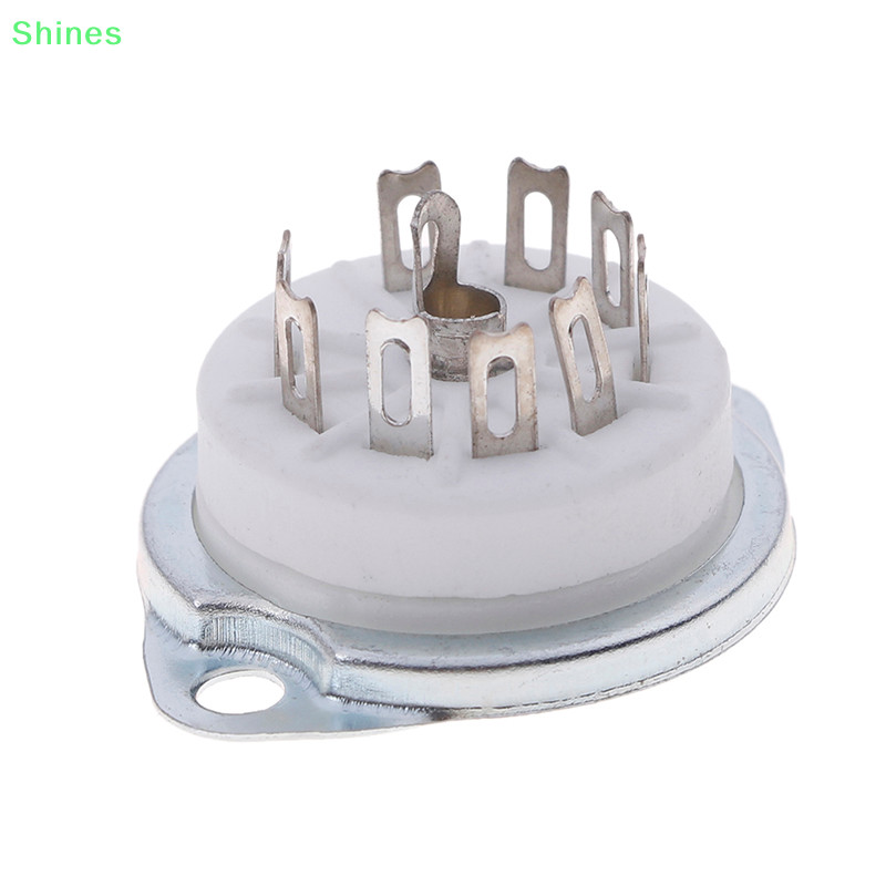 Shines 1 Giá đỡ khung gầm 9pin ổ cắm ống gốm cho EL84 ECC82 6922 12AX7 VN