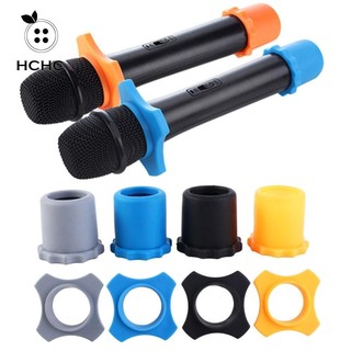 Hchc mic bảo vệ vòng cho bbs thiết bị dj tay micro chống lắc chống lăn chống rơi micro vòng silicon