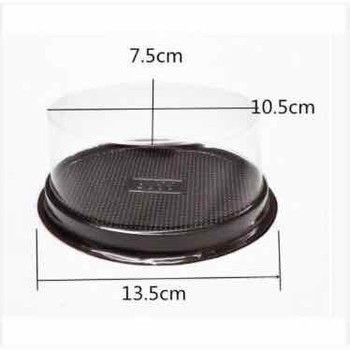 150 Hộp F71 oval mini đế nâu - Hộp vừa khuôn D04, D03 - Hộp đựng gato flan mini