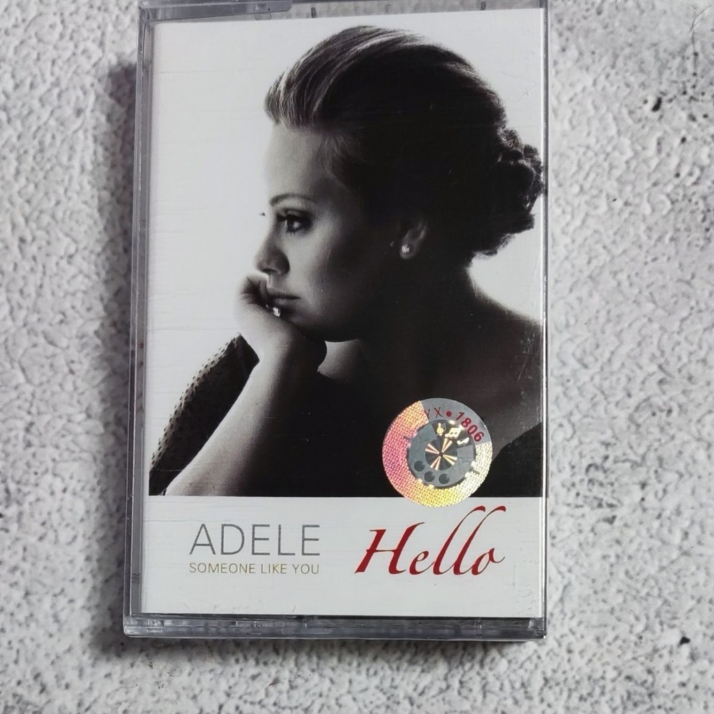 Bản gốc Adele Someone Like You Hello Cassette Tape + Lyric Book [Đã niêm phong] Thương hiệu mới