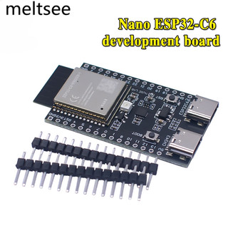 Bảng phát triển esp32 c6 mô-đun bluetooth wifi esp32-c6-n4 / n8 / n16 cho nano arduino internet of things esp32-c6-wroom-1 type-c 4mb 8mb 16mb flash