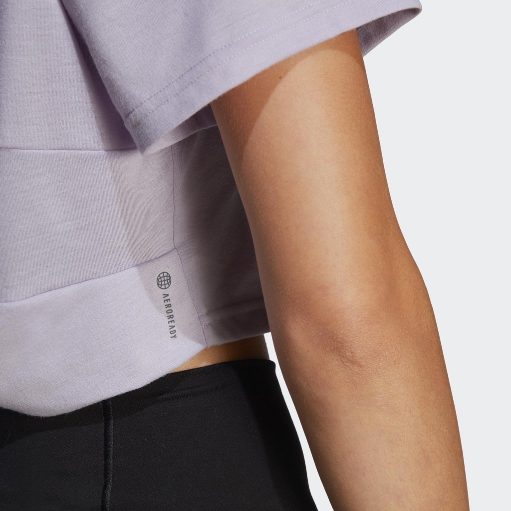 Adidas Tập luyện Áo Thun Studio Nữ Màu tím IB8562
