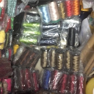 Chỉ may nylon se2 sợi bé cuộn 120g 1cuộn các màu sợi chỉ may dù khâu da giầy dép khâu sách #110101