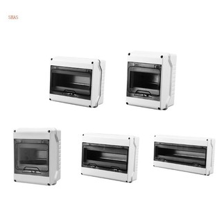 Shas 3-18Ways Hộp bảo vệ phân phối bằng nhựa Hộp nối điện chống nước cho mạch tường ngoài trời trong nhà Brea