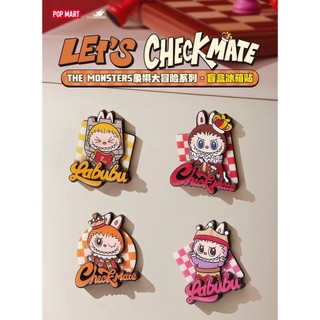   Hàng có sẵn  POPMART LABU Chess Adventure Series Tủ lạnh Nam châm Cô gái Quà tặng 
