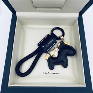  Mặt dây chuyền xe hơi bằng da bò thủ công móc khóa độc đáo cho cặp đôi nam nữ 