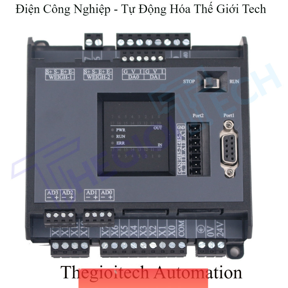 Bộ Lập trình PLC FX3U Lingkong LK3U phát xung 8 trục 10AD 14MR 14MT 20MR 20MT 24MR 24MT 32MR 32MT 48