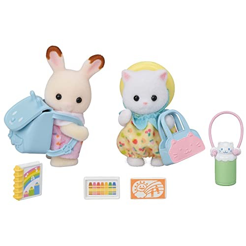 EPOCH Sylvanian Families Nursery 【Friendly Baby Set -Commuting-】 S-73 ST Mark Certified For Ages 3 a