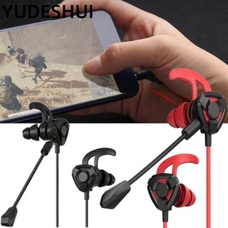 YUDESHUI Tai nghe chơi game, có Mic Tai nghe có dây đa năng, Tai nghe thể thao trong tai bền đa chức năng chuyên nghiệp dành cho nam giới