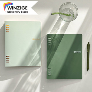 Winzige Sổ còng sắt khổ A5 B5 bìa màu pastel kèm giấy viết kẻ ngang kẻ caro sổ klong sổ tay