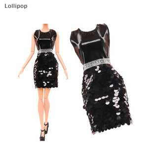 Váy Sequin búp bê thay đổi váy đồ chơi gia đình Bộ quần áo búp bê Bộ thời trang VN