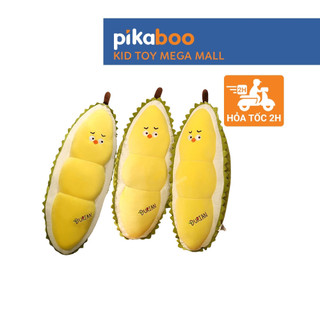 Gấu bông quả sầu riêng kute đáng yêu cao cấp Pikaboo mềm mịn co giãn cho bé ôm cực thích