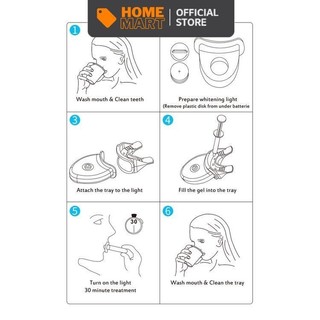 Máy Tẩy Trắng Răng UNPUBLIC (kèm 4 Bút tẩy trắng)