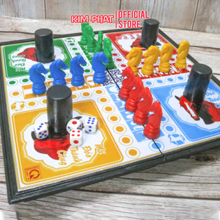 Cờ cá ngựa không có Nam Châm, Hộp nhựa cứng có thể gấp gọn