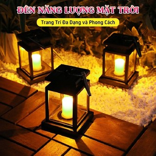 Đèn trang trí sân vườn năng lượng mặt trời đèn cắm trại dã ngoại du lịch đèn lồng sân vườn năng lượng mặt trời