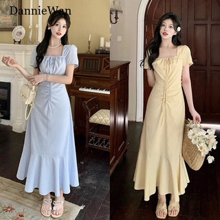 DannieWan Chic váy nữ Đầm Body Cho thời váy hàn quốc Dễ thương Phong cách Stylish WLQ2420917 8Z240223