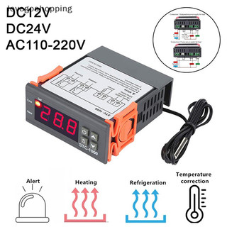 Bộ điều khiển nhiệt độ kỹ thuật số đa năng stc-1000 bộ điều chỉnh nhiệt độ dc12v dc24v ac110-220v bộ điều khiển vn