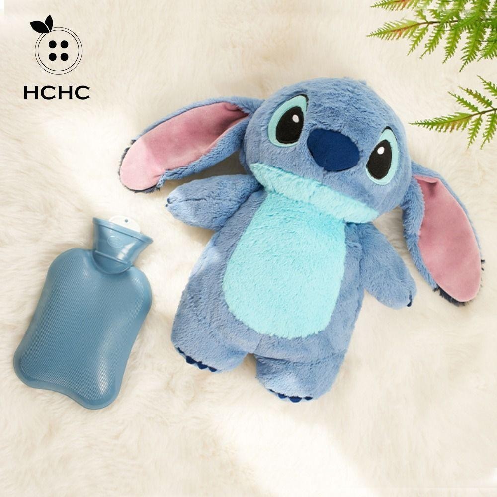 HCHC Stitch Sang Trọng Ấm Áp, Máy Làm Ấm Tay Thiên Thần Sang Trọng Búp Bê Ấm Áp Chai, Đồ Chơi Sang Trọng Kawaii Dễ Thương 2 Trong 1 Túi Nước Nóng Mùa Đông