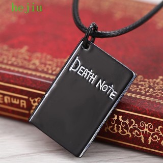 Hejiu Death Note Vòng cổ Nam Bộ phim mát mẻ Anime Dây chuyền Mặt dây hợp kim chéo