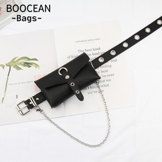 BOOCEAN Túi thắt lưng Túi đựng điện thoại di động PU Ví sức chứa lớn